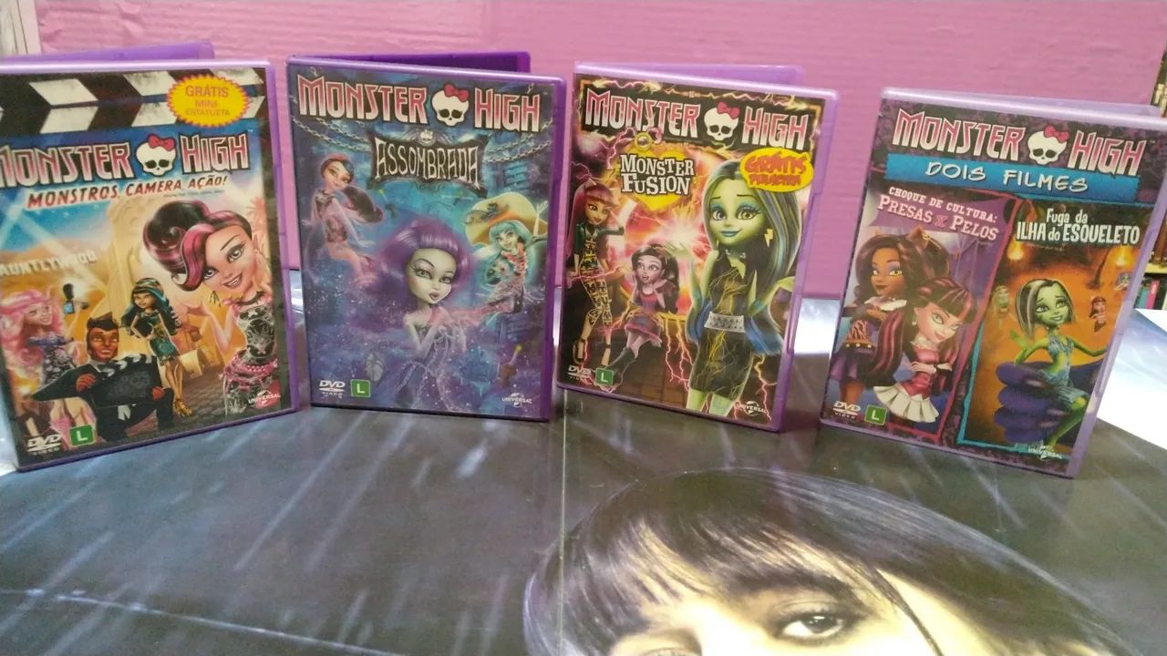 Dvds Monsters High originais 