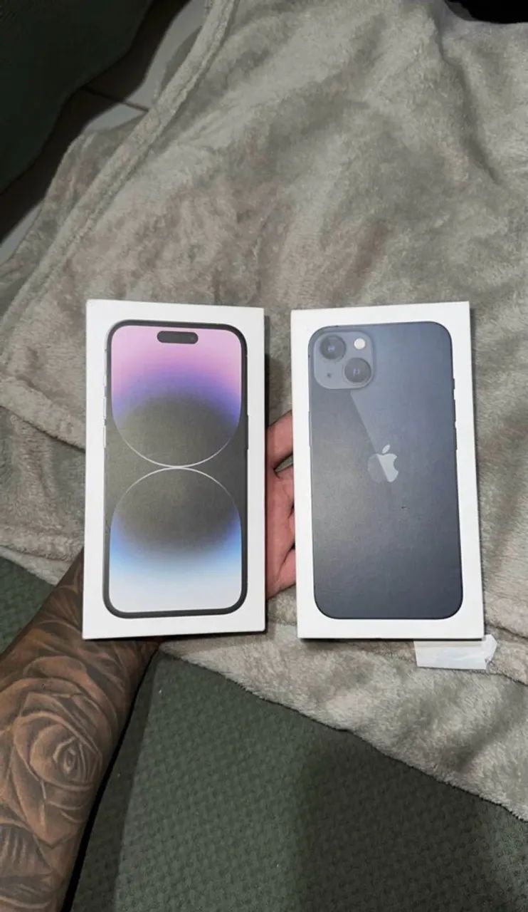 Caixas iPhone 13 e iphone 14 PRO