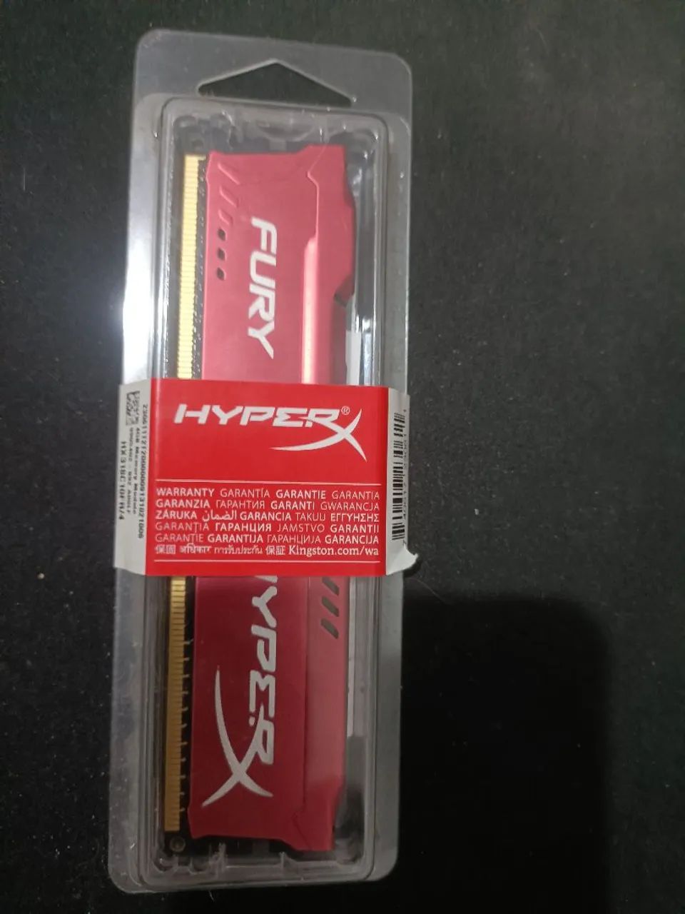 Fury hyperx 4gb DDR3