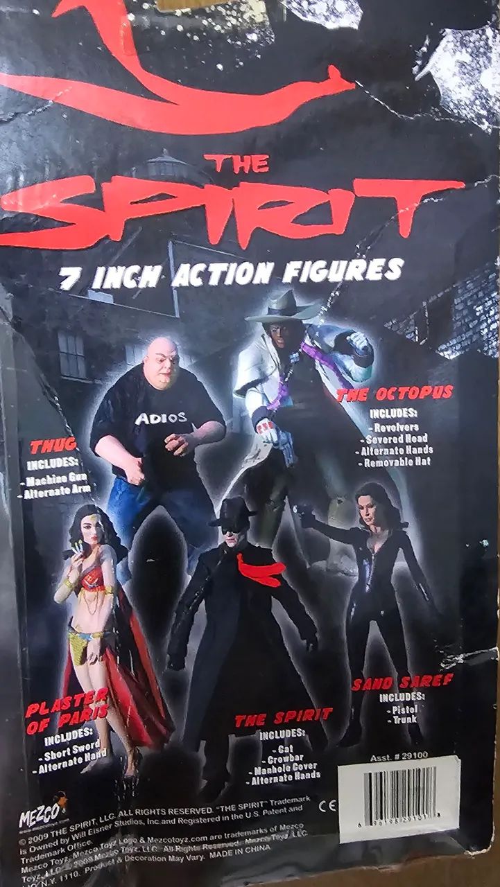 The Spirit Action Figure Spirit Mezco Toys - Foto 5