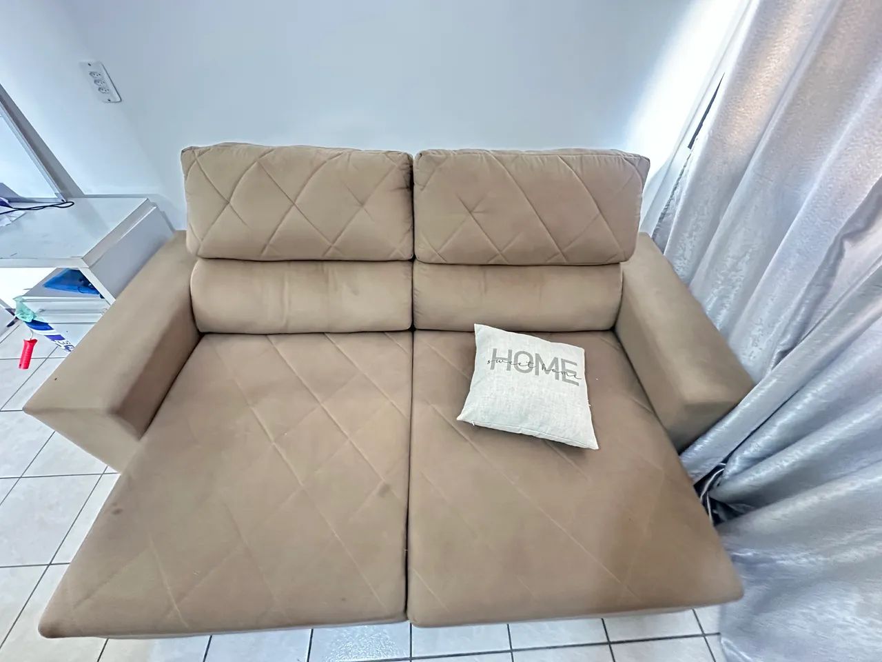 VENDO SOFÁ RETRÁTIL 3 LUGARES - Foto 5