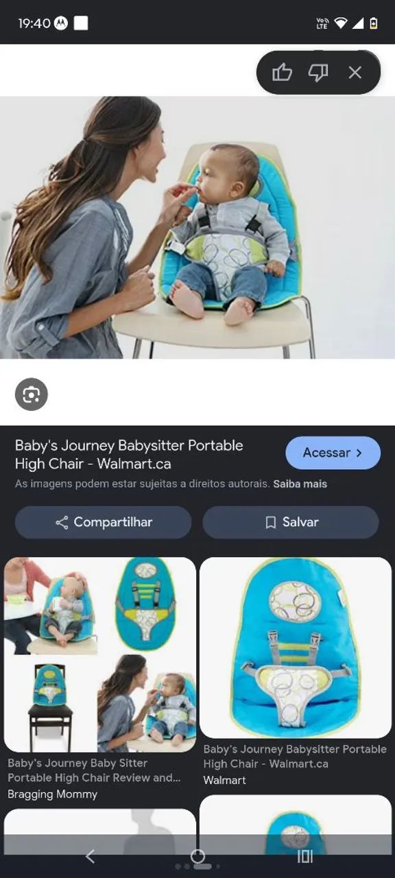 ASSENTO BEBÊ PORTÁTIL  - Foto 2
