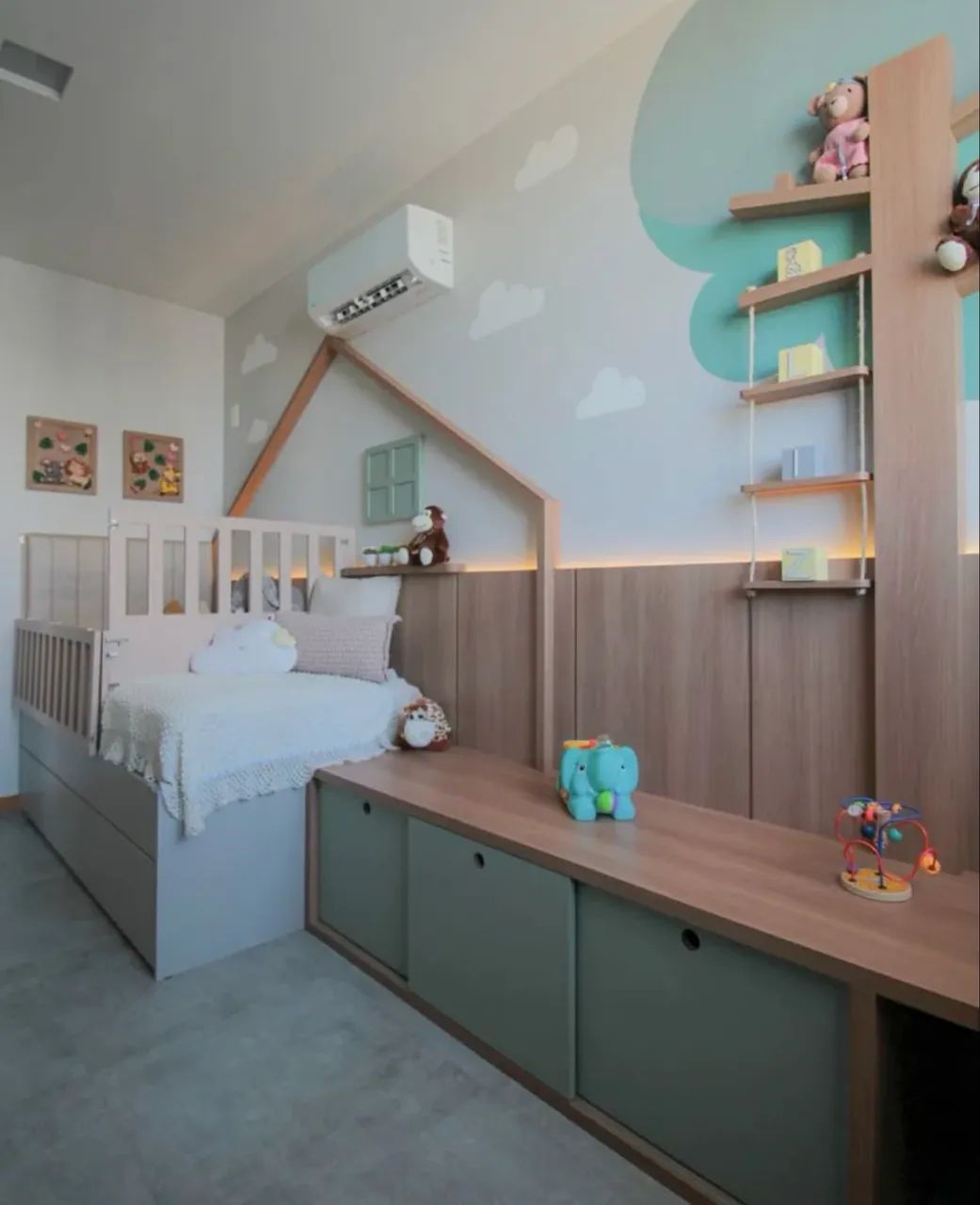 Armário baú + decoração de parede em mdf - Foto 2