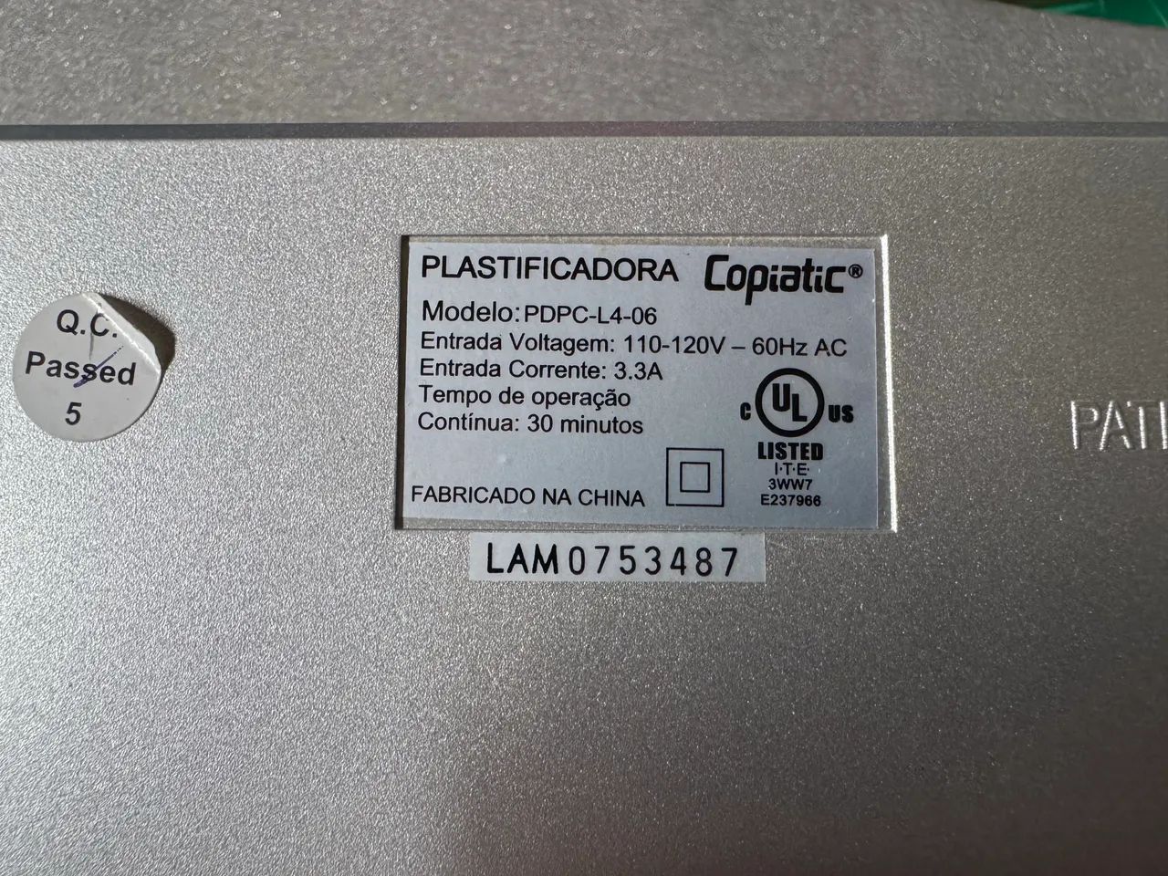Plastificadora  - Foto 5