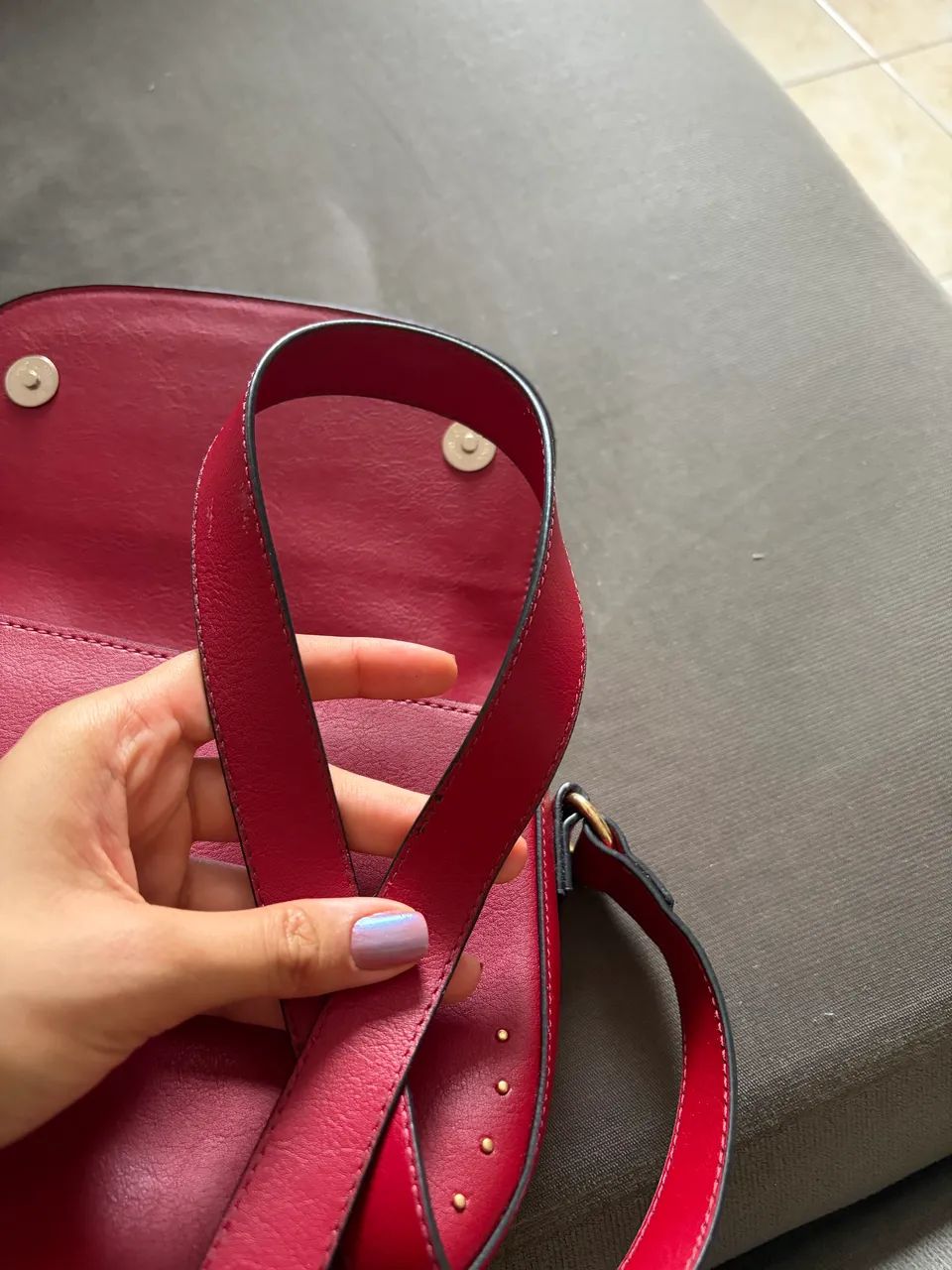 Bolsa NOVA vermelha vizzano  - Foto 2