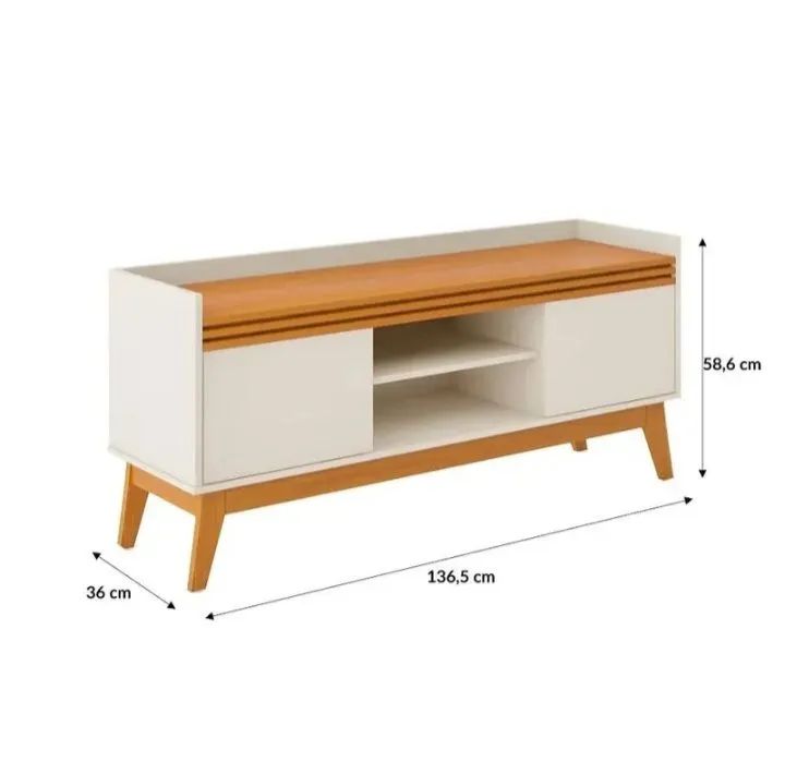 Vendo Rack para TV até 50 polegadas 136 cm - Foto 2