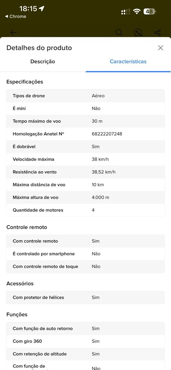Drone DJI Mini 2 SE Fly  c com 3 baterias  - Foto 3