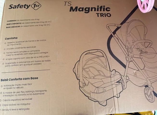 Carrinho/bebê conforto/base ?NOVO? - Foto 2