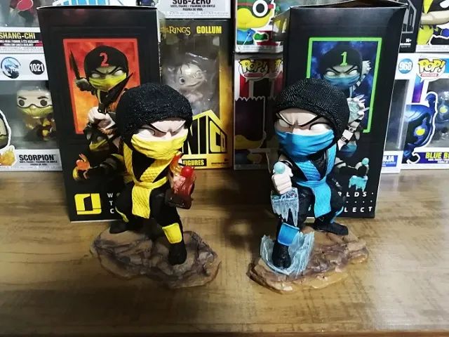 Scorpion & Sub Zero - Mortal Kombat - Minico (Iron Studios)
