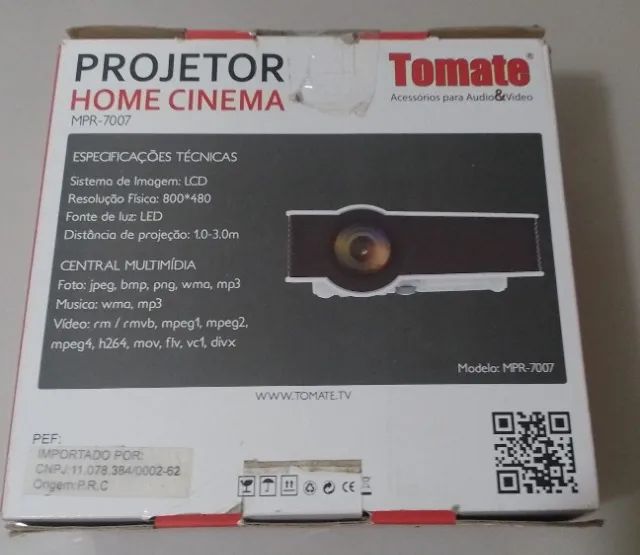 Projetor Tomate MPR-7007  Home Cinema - Foto 2