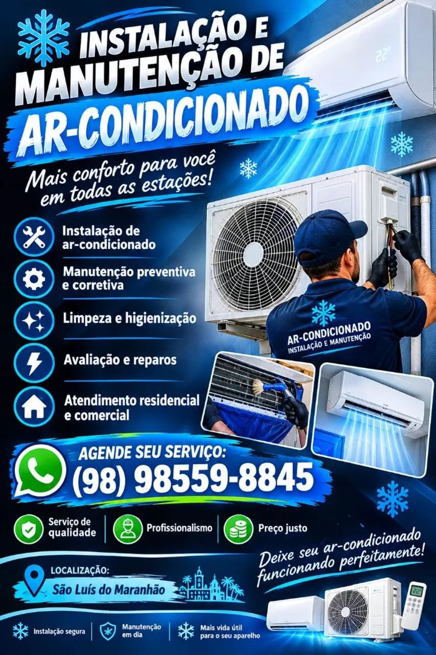 Serviços de as ar-condicionados