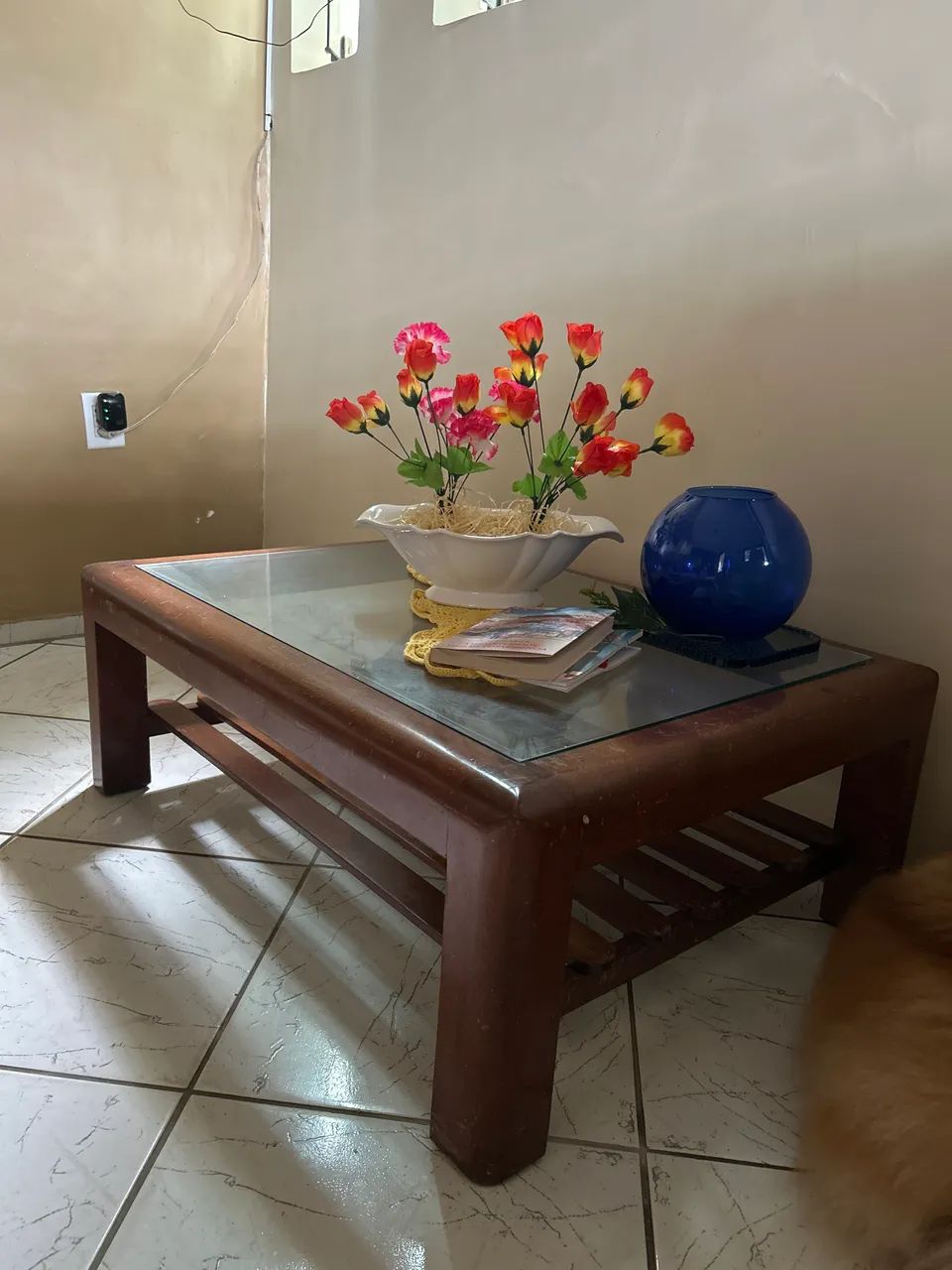 Mesa de centro de madeira