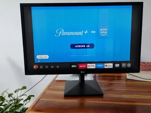 Monitor LG 23,8 polegadas Full HD IPS - Funcionando, com defeito na tela