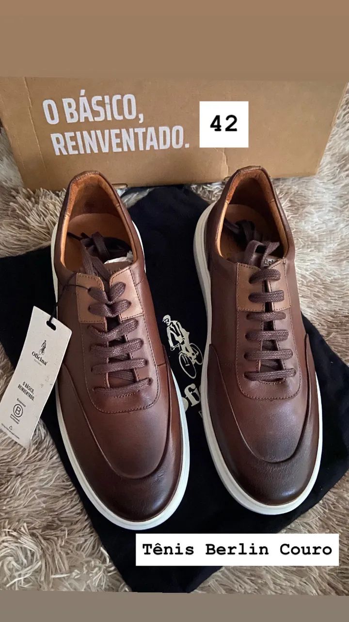 Tênis Berlim Couro  - Foto 3