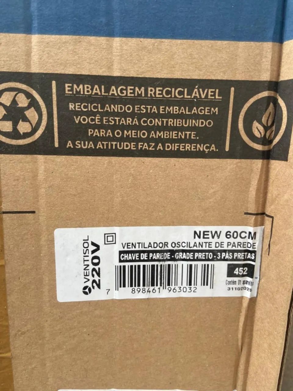 Ventilador de Parede Ventisol New 60cm - Potência e Economia! - Foto 6