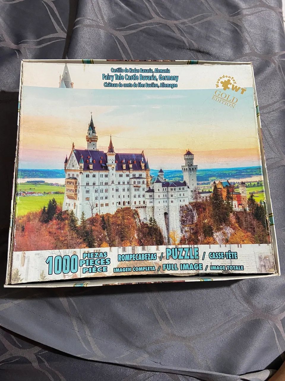 Quebra Cabeça Importado Fairy Tale Castle Bavaria, Germany 1000 Peças  - Foto 2