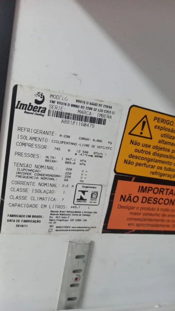 GELADEIRA IMBERIA  - Foto 4