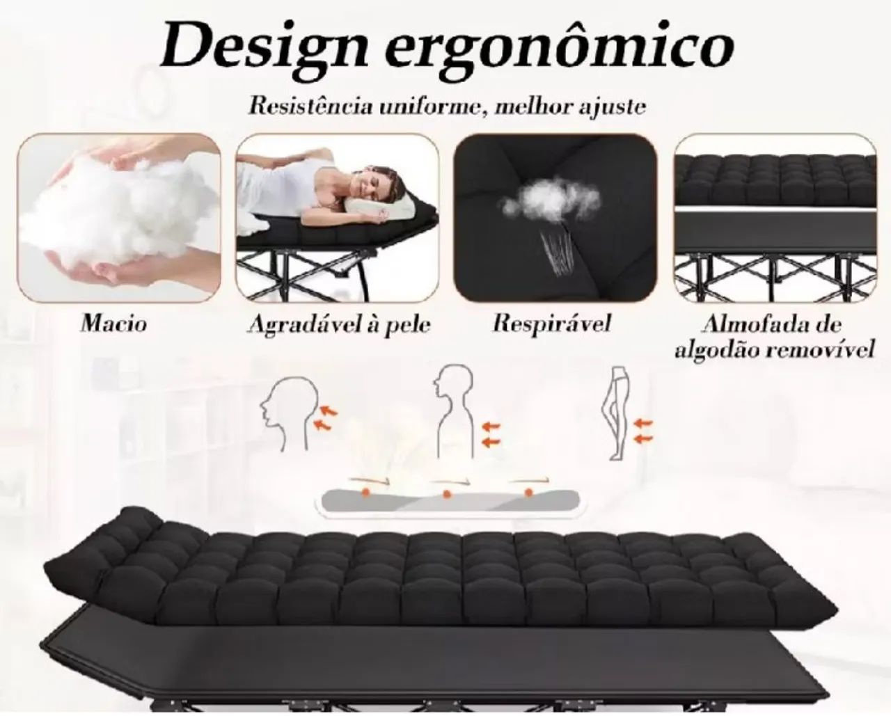 Cama Solteira Desdobrável - Foto 3