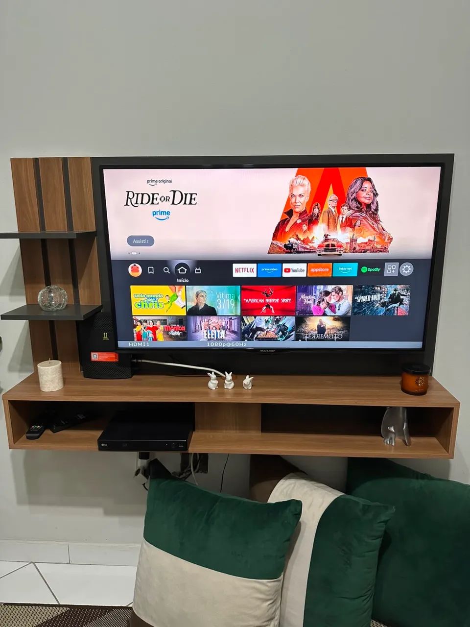 Tv 42 polegadas com aparelho fire tv stick  - Foto 3