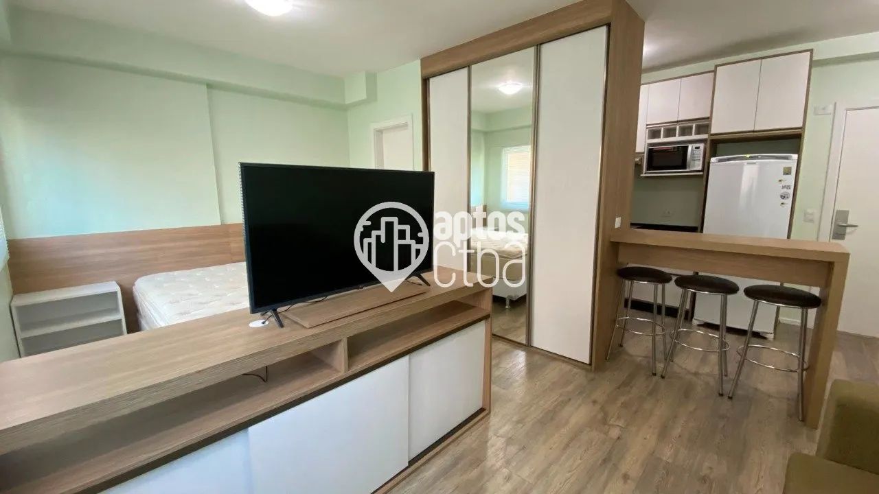 Studio para locação, mobiliado, 01 vaga de garagem - Batel - Curitiba/PR - Foto 3