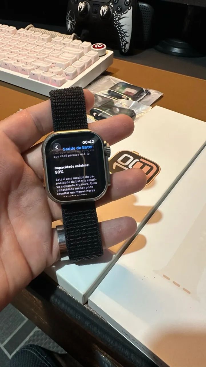 APPLE WATCH SÉRIES 10 - 42 mm - Rosê - Foto 4