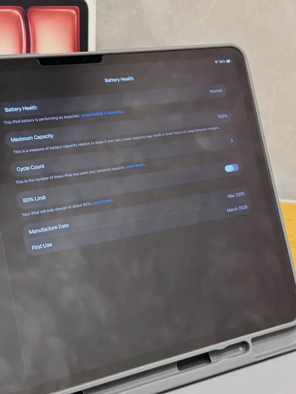 iPad Air M3 13 Polegadas ( 5G + Wi-Fi ) super novo! - Foto 3