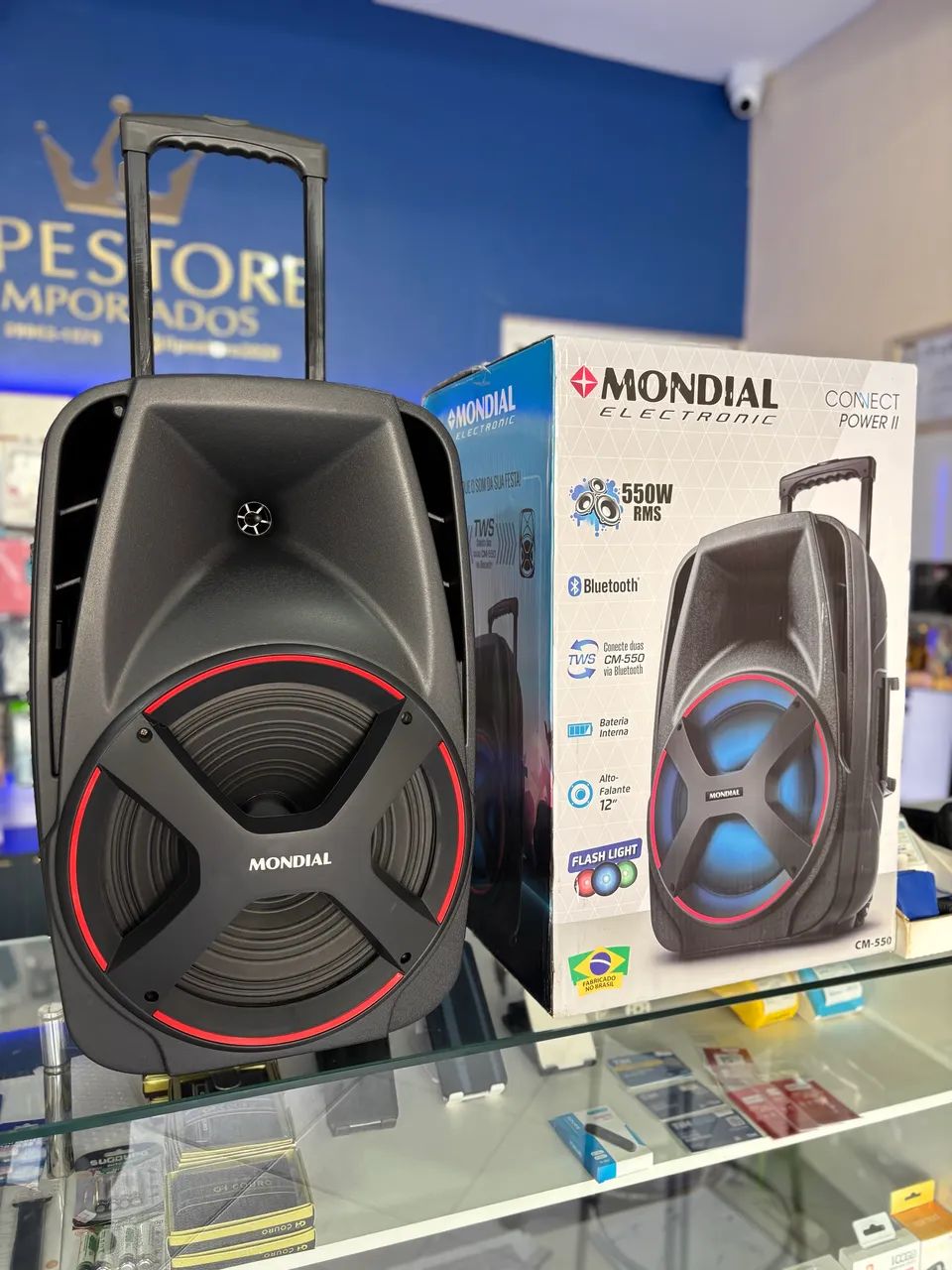Caixa de som Mondial 550w nova lacrada