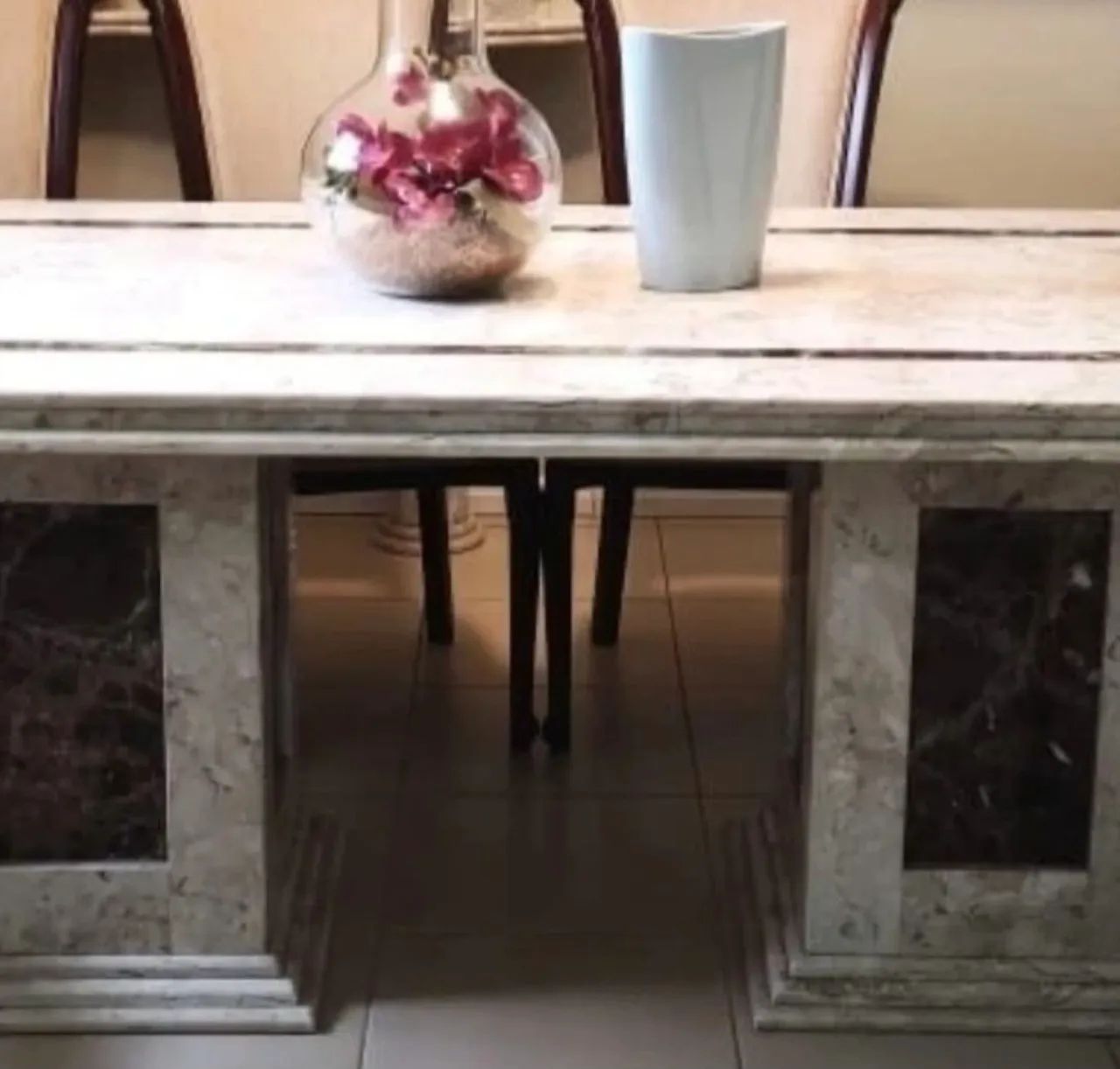 Mesa de mármore Travertino  - Foto 5