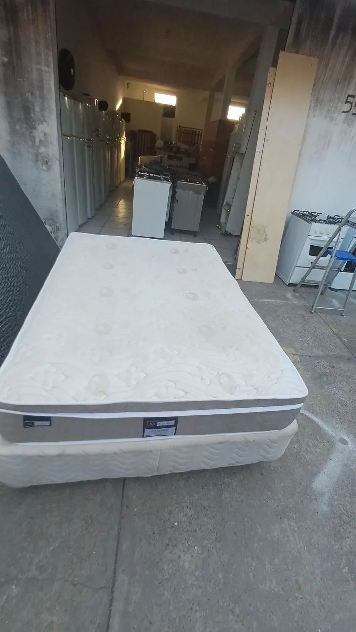 Cama box casal semi nova  - Foto 2