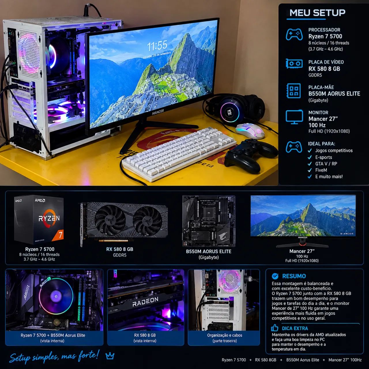 Pc gamer completo