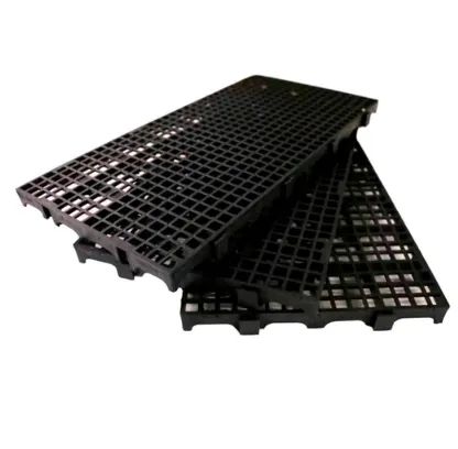 Pallet Estrado palet Piso de Plástico 25x50x2,5cm Palete Preto