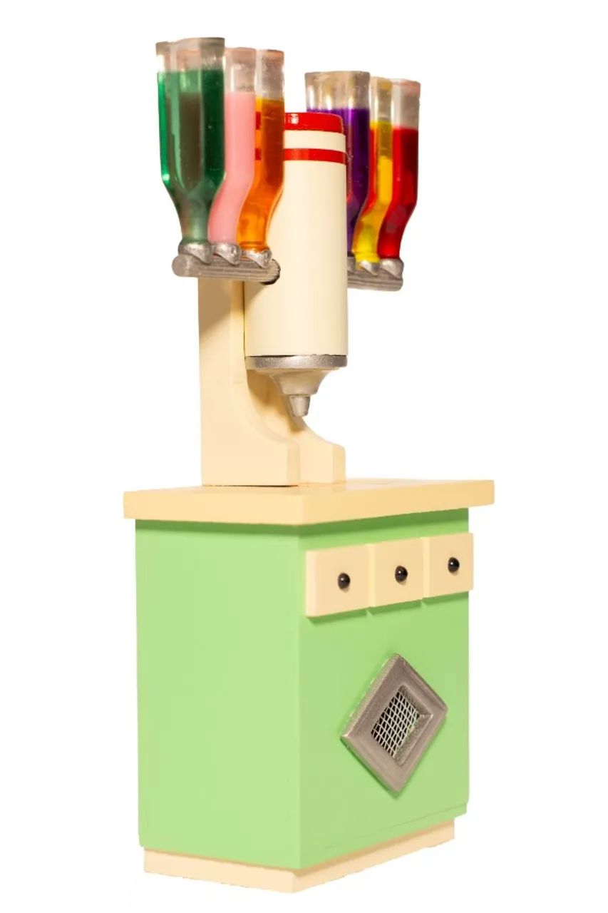 miniatura máquina de sorvete anos 80 - Foto 5