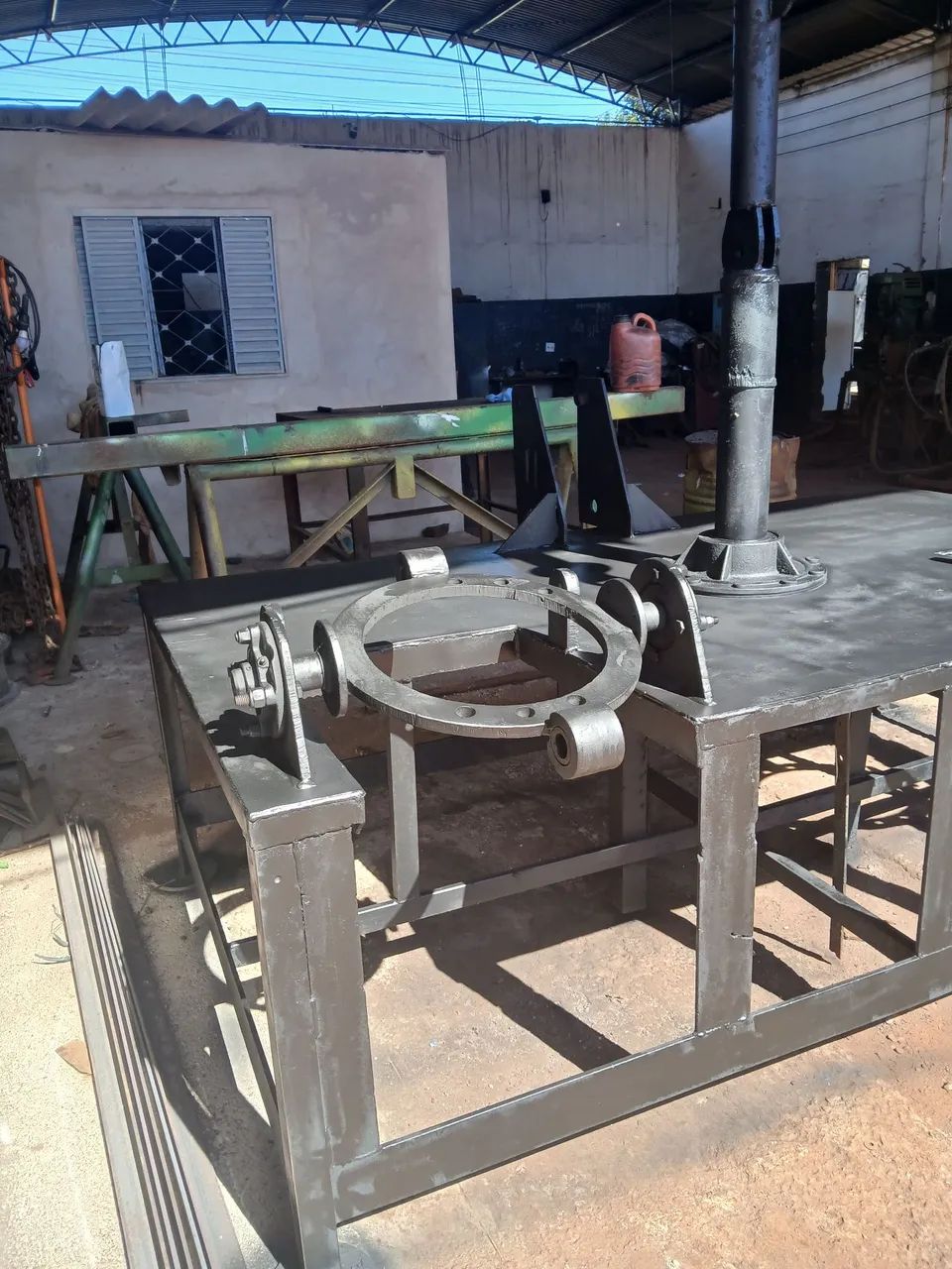 Mesa Gabarito para Montagem e Recuperação de Componentes Pesados - Foto 5