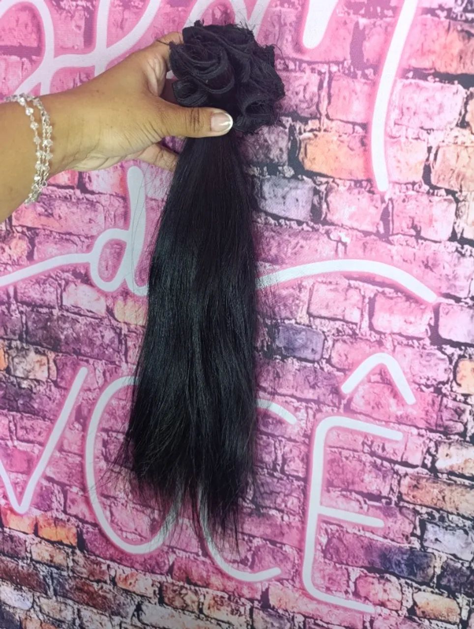 Cabelo humano 45 cm - Foto 2