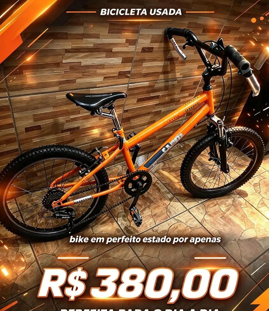  bicicleta aro 20 semi nova
