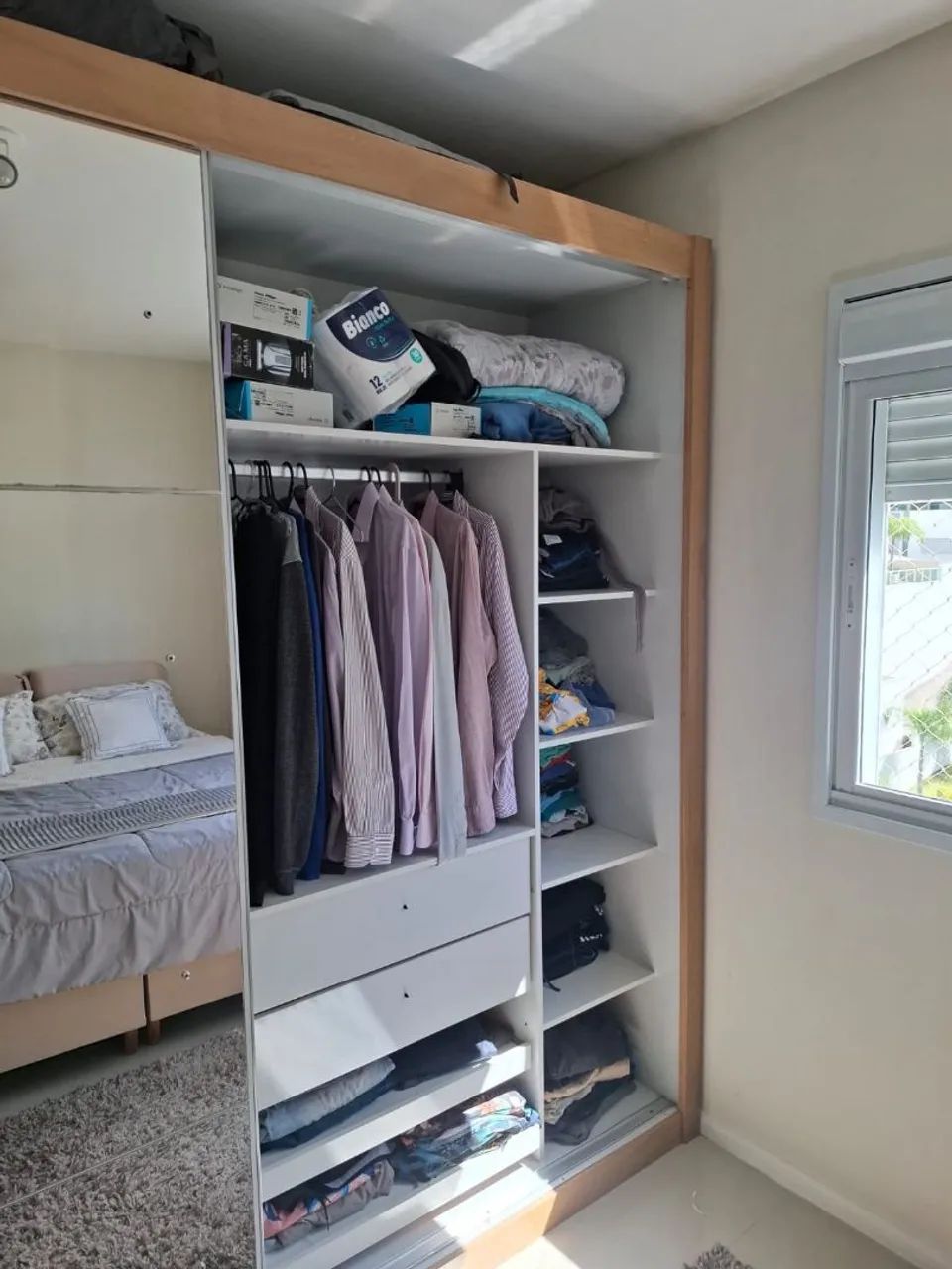 Guarda roupa casal com Espelho! - Foto 4