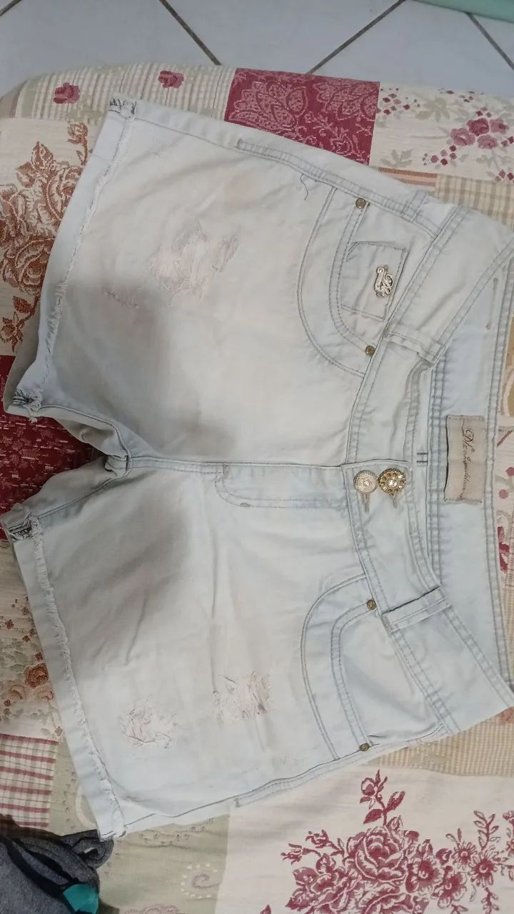 SHORT JEANS C/ DESTROIED 42