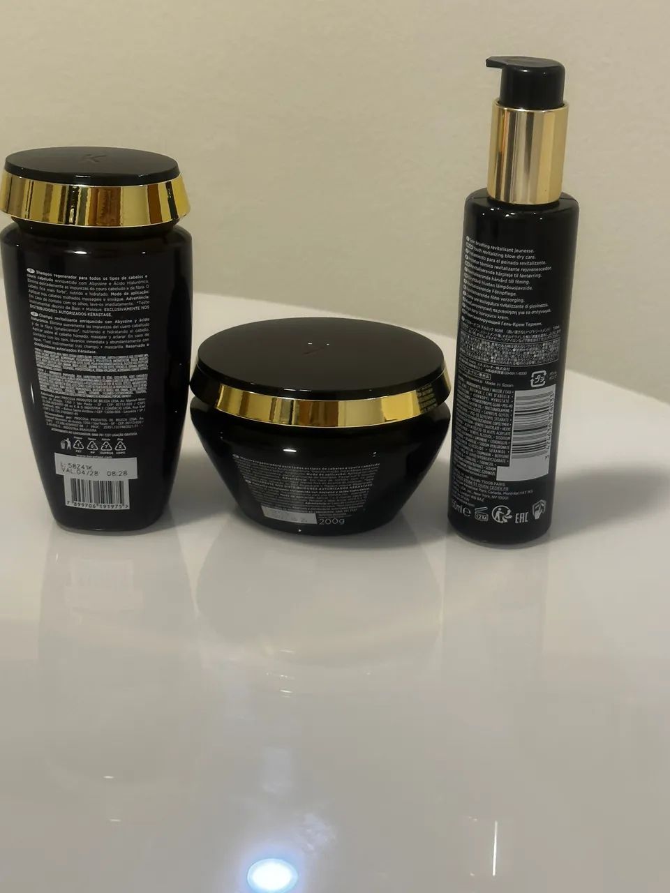 Kit Kerastase Chronologiste - Shampoo, Máscara e Protetor Térmico  - Foto 3