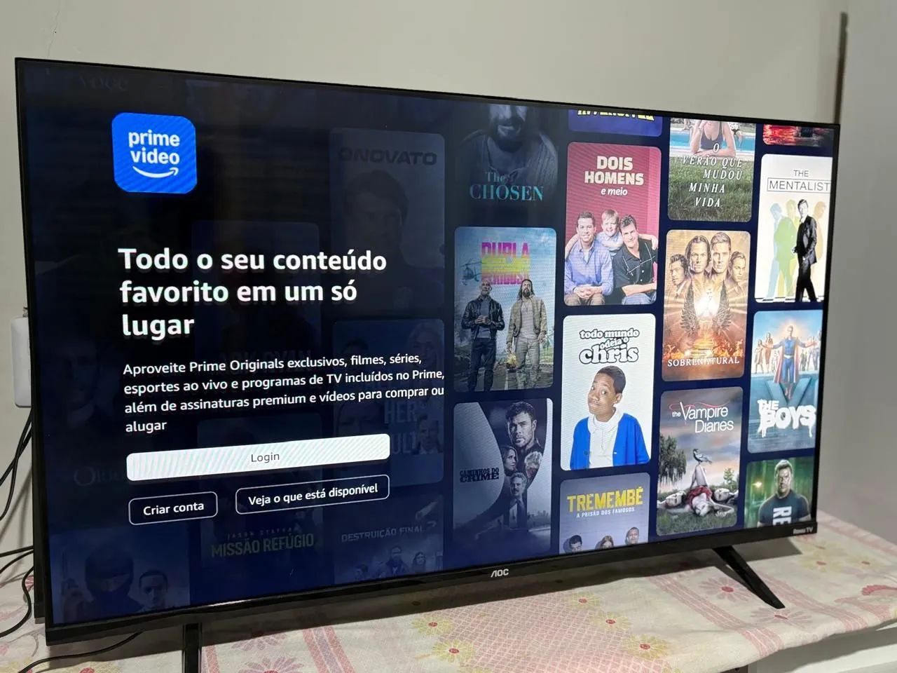 Smart tv 32 AOC impecável  - Foto 5