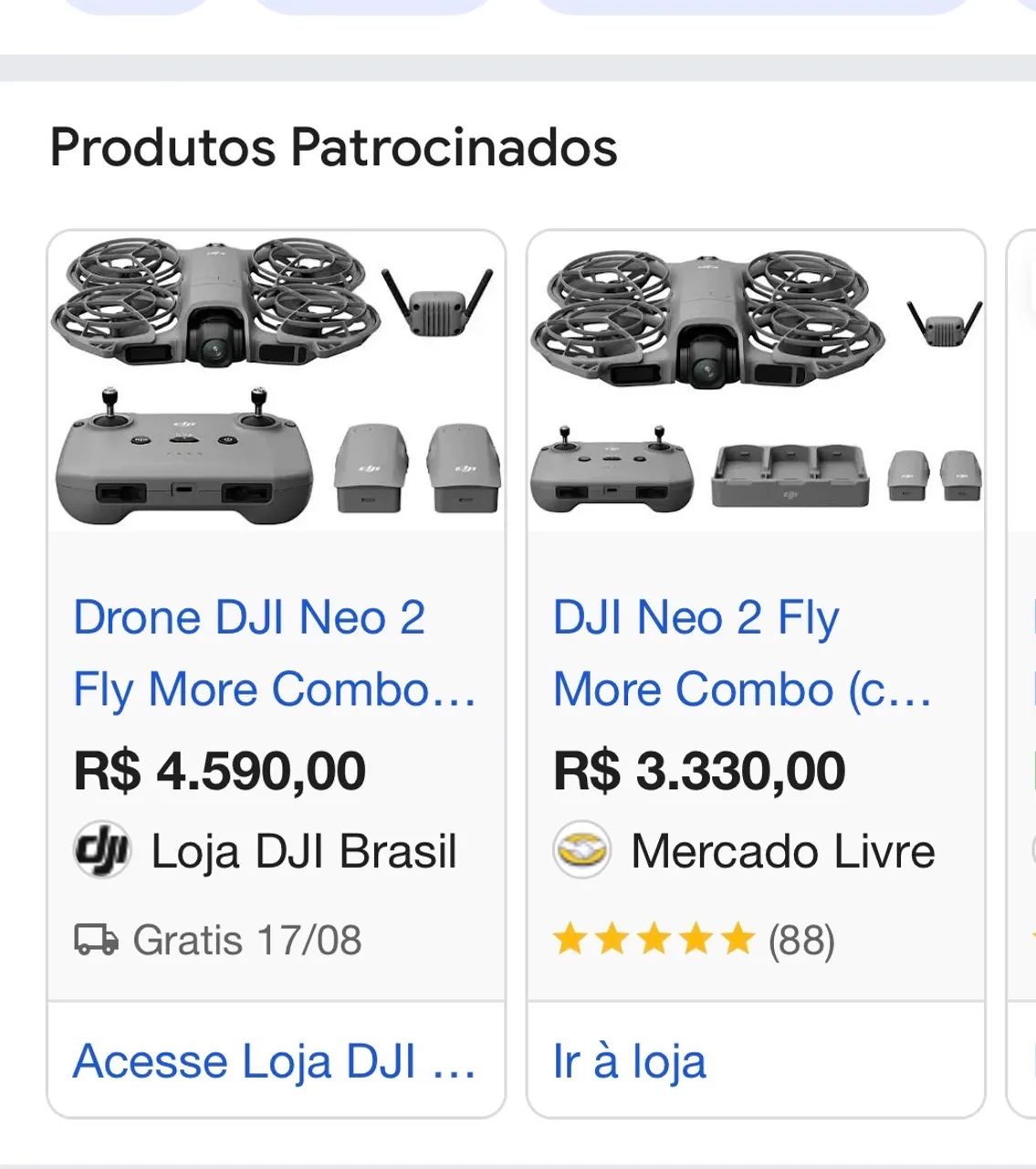 Drone DJI Neo 2 Fly More Combo Novo sem Uso - Foto 2