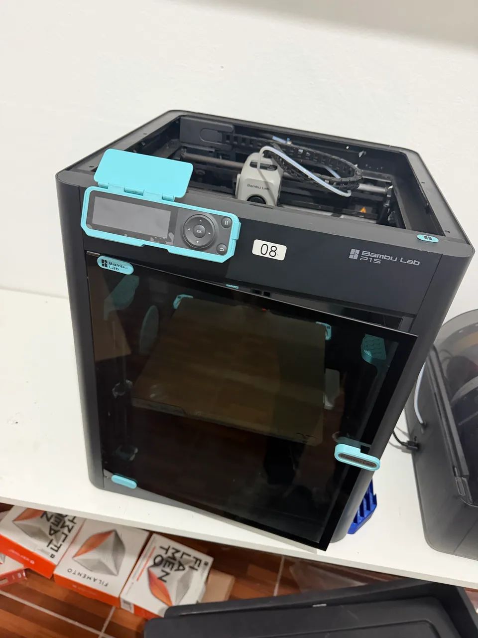 impressora 3D Bambu lab P1S Combo 4 cores