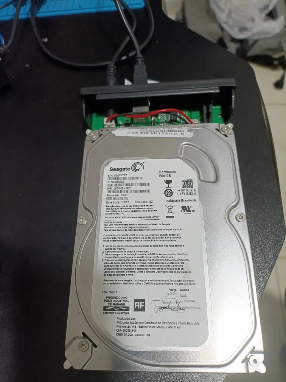 HD Seagate 500 gb barracuda saúde 97% - Foto 2