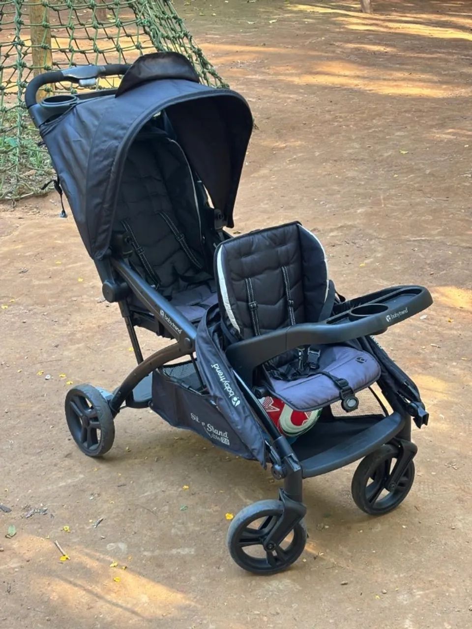 Carrinho duplo de bebê  - Foto 3