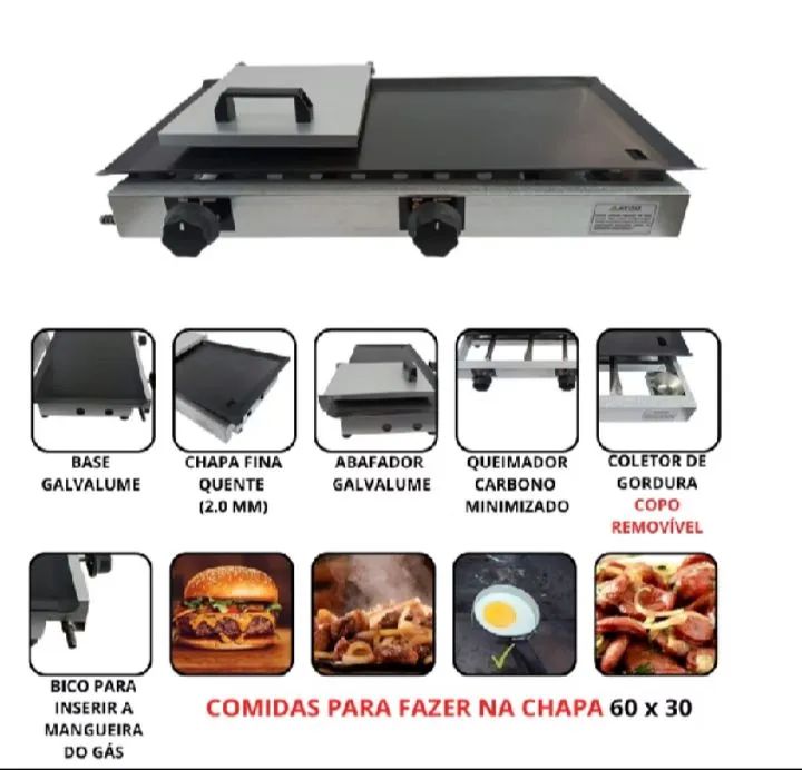 Chapa a gás  - Foto 3