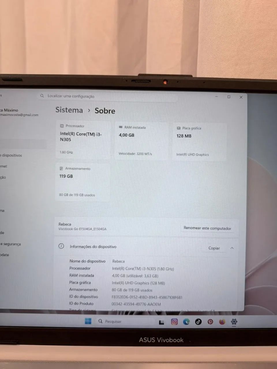 Notebook ASUS Vivobook Go  E1504GA - Foto 4