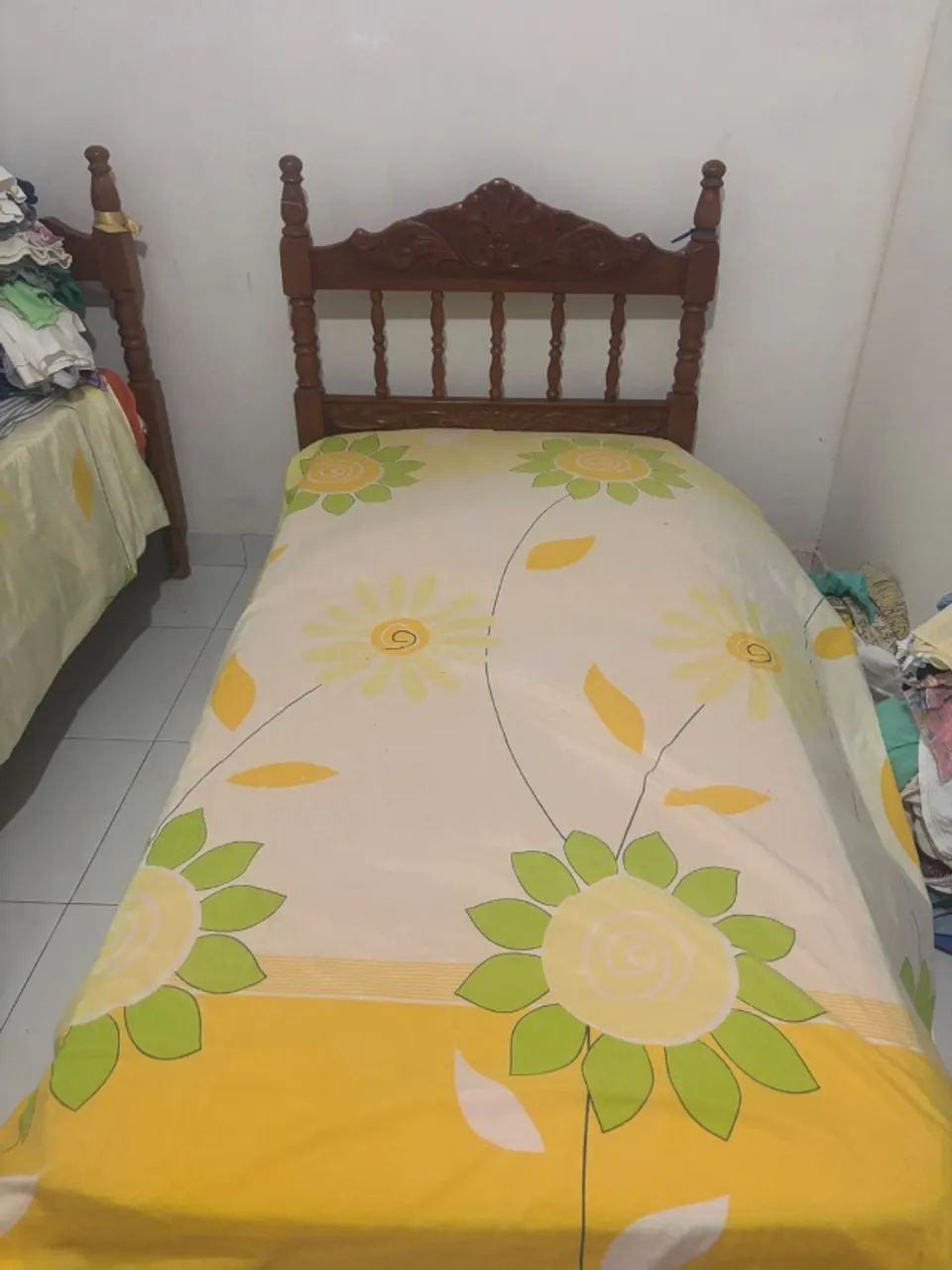 Cama de madeira + colchão  - Foto 3