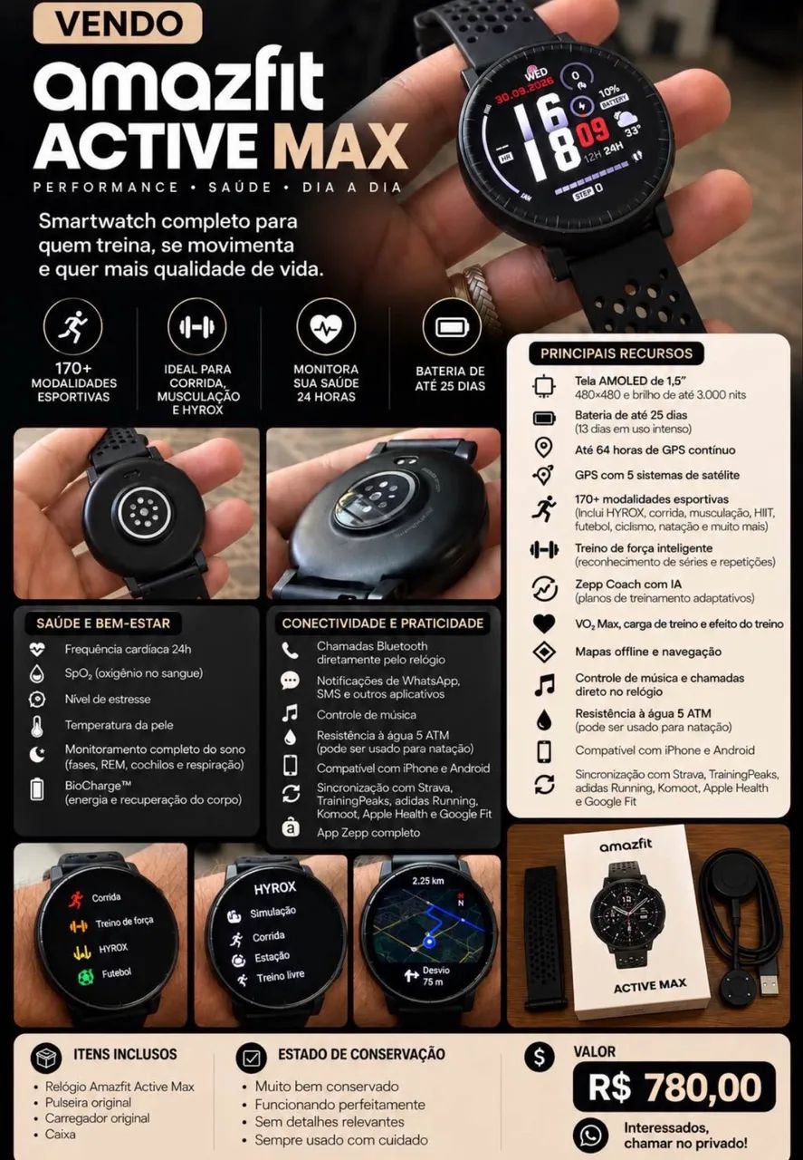 AMAZFIT ACTIVE MAX