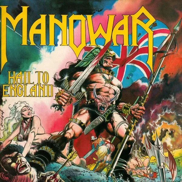 Manowar LP Hail to England Pic Lp - Foto 2