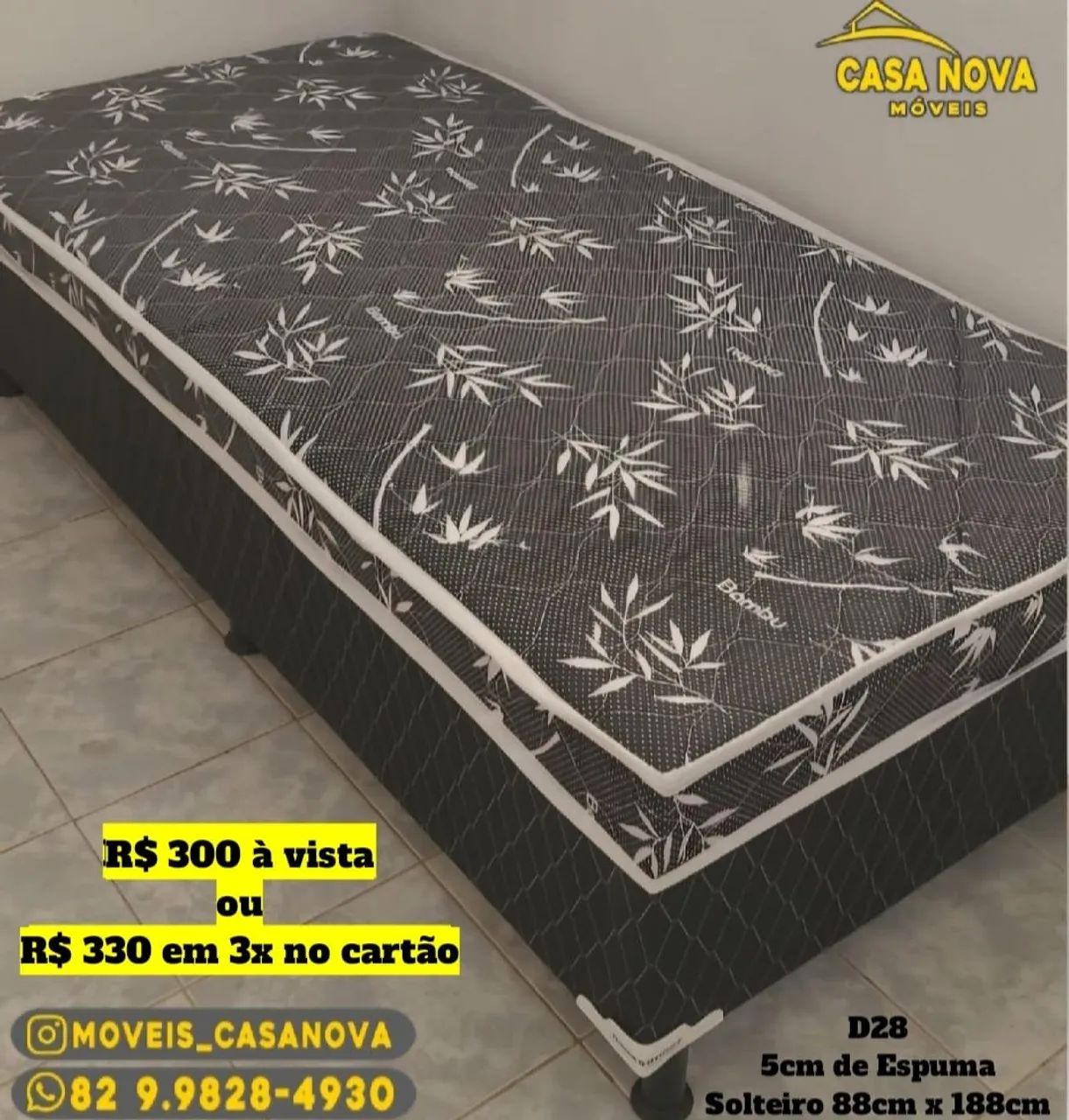 Cama Box Casal - Casa Nova Móveis - Foto 2