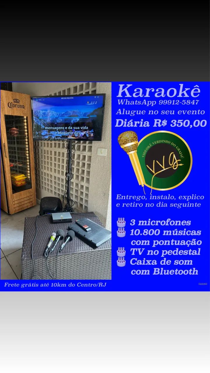Aluguel de karaokê Entrego, instalo, explico e retiro - Foto 4